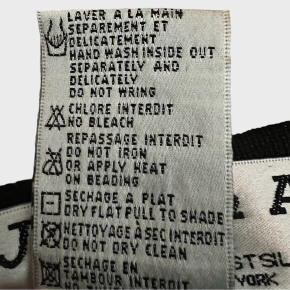 Joseph A Black Silk Bangle Sequin Cardigan S Petite NYE Party Retro Whimsical - Picture 9 of 10